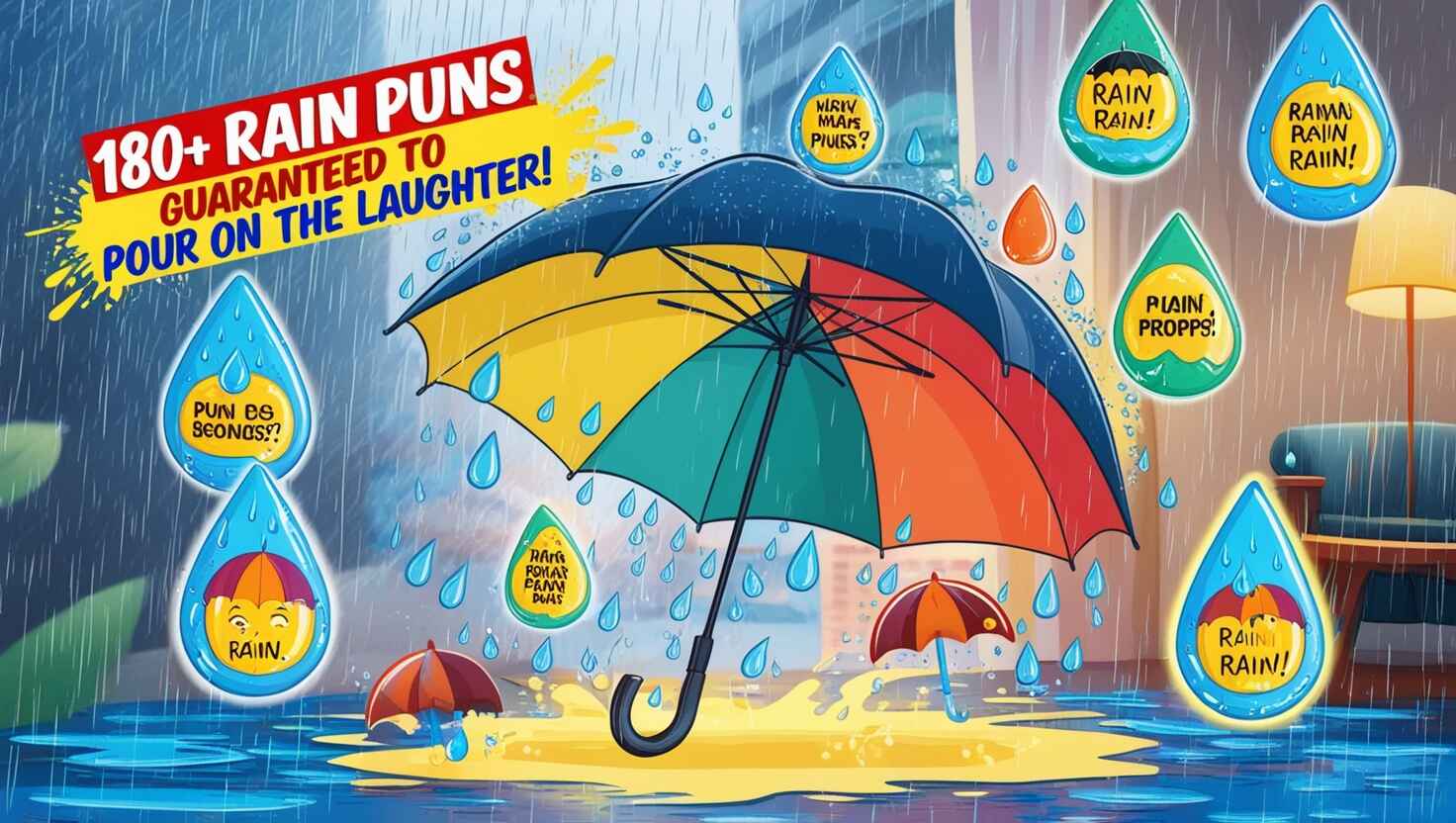 180+ Rain Puns Guaranteed to Pour on the Laughter